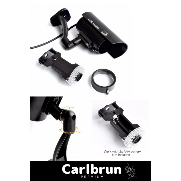 Özel Üretim Ev Apartman Bahçe İş Yeri Gece Görüşlü Pilli Ve Ledli Caydırıcı Sahte Güvenlik Kamerası