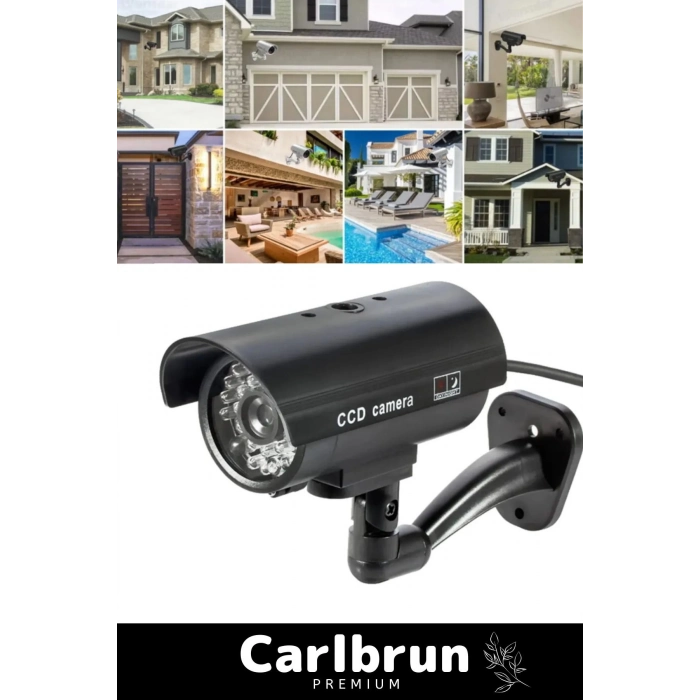 Özel Üretim Ev Apartman Bahçe İş Yeri Gece Görüşlü Pilli Ve Ledli Caydırıcı Sahte Güvenlik Kamerası