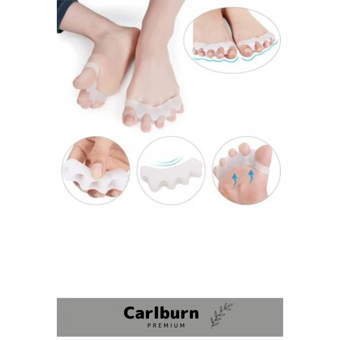 Premium A Kalite Kemik Büyümesi Karşıtı Şekil Bozukluğu Ayak 5 Parmak Ayıran Silikon Bunyon Ayırıcı