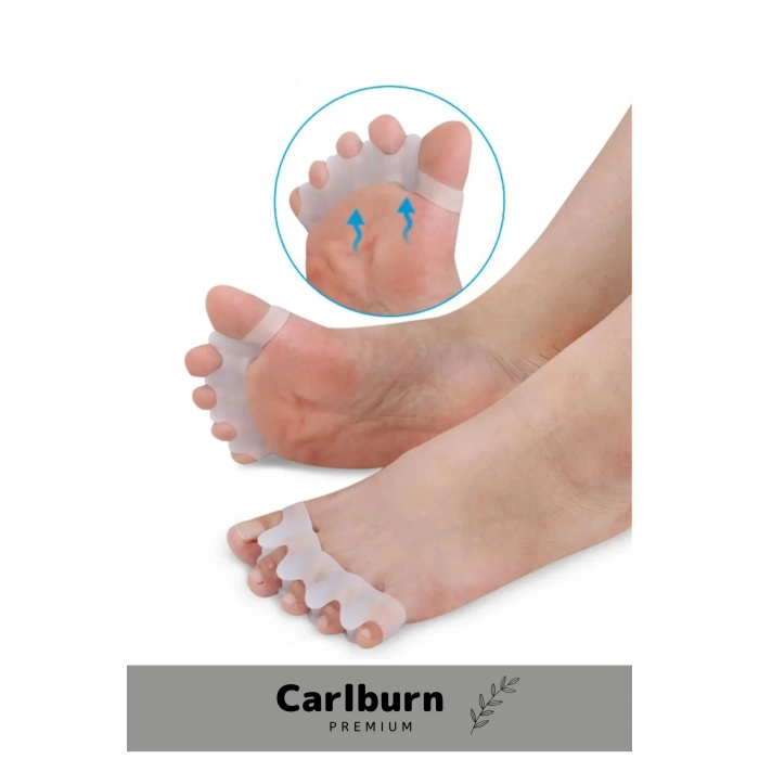 Premium A Kalite Kemik Büyümesi Karşıtı Şekil Bozukluğu Ayak 5 Parmak Ayıran Silikon Bunyon Ayırıcı