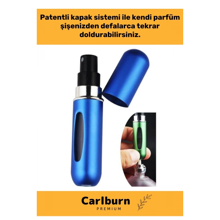 Özel Seri Parfüm Şişesinden Doldurulabilir Taşınabilir Çanta İçi Mini Cep Parfüm Şişesi 5 Ml
