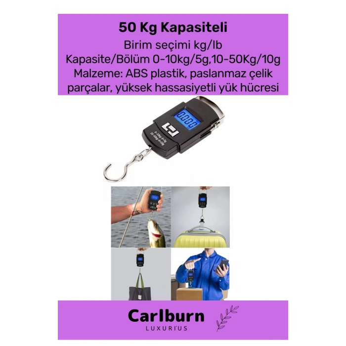 Deluxe Lcd Ekran Seyahat Bavul Ağırlık Tartı Dijital Çok Amaçlı Taşınabilir Bagaj Tartısı Max 30 Kg