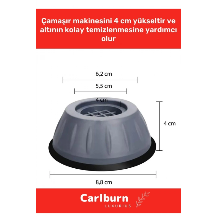 Özel Üretim Gürültü Engelleyici Titreşim Önleyici Kauçuk Çamaşır Bulaşık Makinesi 20 Adet Ayak Pedi