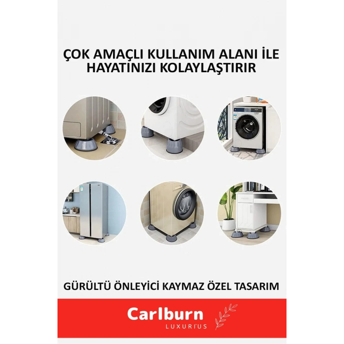 Özel Üretim Gürültü Engelleyici Titreşim Önleyici Kauçuk Çamaşır Bulaşık Makinesi 20 Adet Ayak Pedi