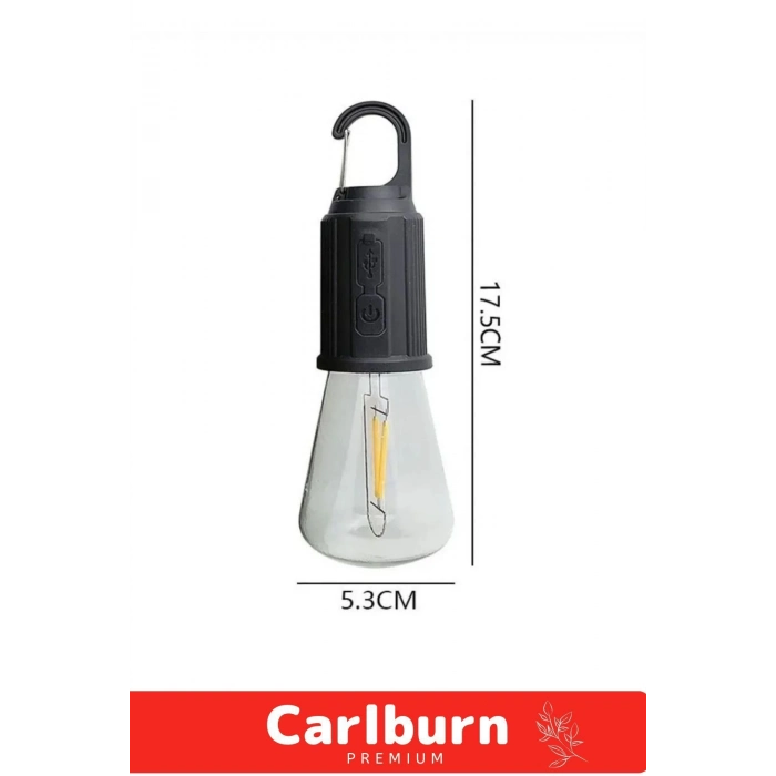 Özel Üretim 3 Modlu Su Geçirmez Taşınabilir Kablosuz Kırılmaz Kamp Aydınlatma Şarjlı LED Ampulü