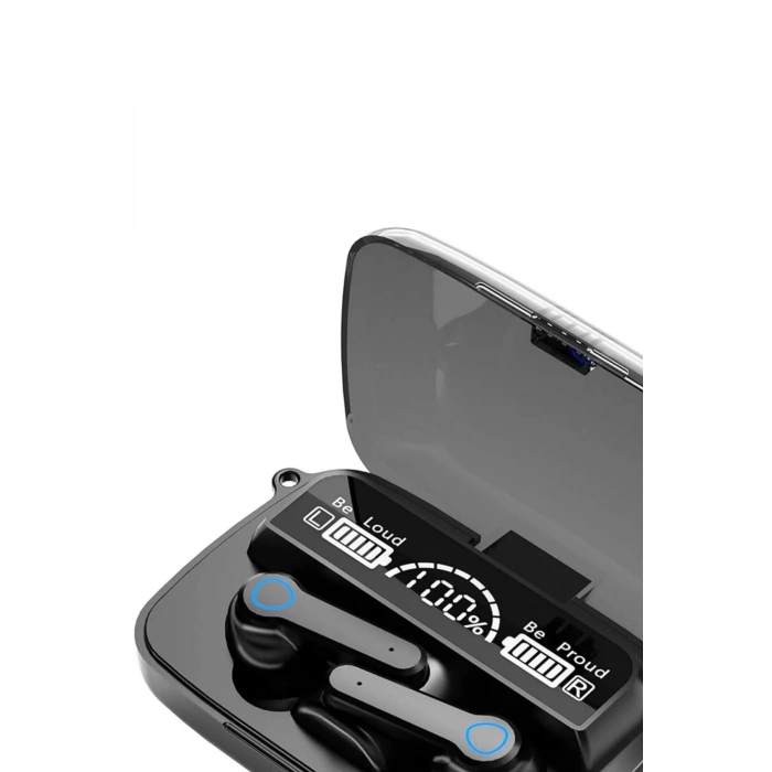 Dijital Göstergeli Powerbanklı M19 Gaming HD Hi-Fi Ses Dokunmatik 5.3 Mikrofonlu Kablosuz Kulaklık