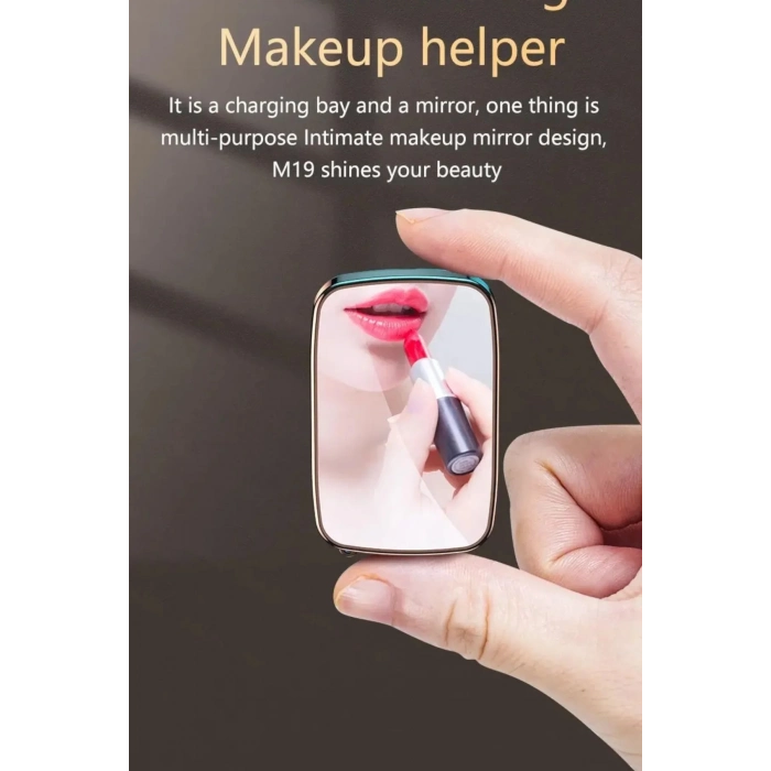 Dijital Göstergeli Powerbanklı M19 Gaming HD Hi-Fi Ses Dokunmatik 5.3 Mikrofonlu Kablosuz Kulaklık