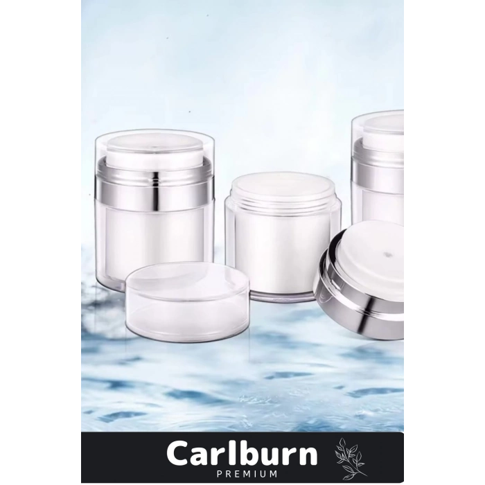 Premium Üretim Yüksek Kaliteli Vakum Basınç  Hava Almayan Geçirmeyen Krem Losyon Kavanozu 50 Ml