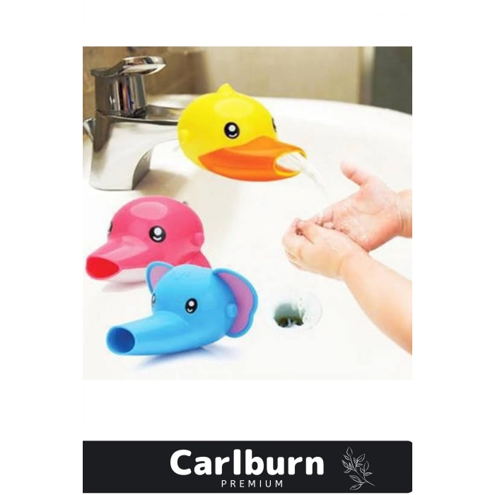 Özel Üretim Dayanıklı PRatik Kolay Montaj Çocuk İlgi Çekici Eğlenceli Sevimli Ördek Musluk Başlığı