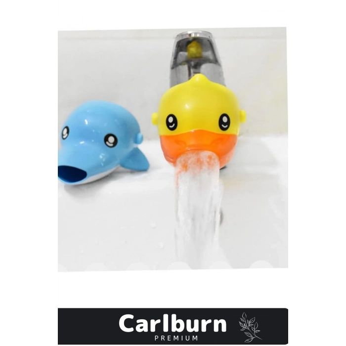 Özel Üretim Dayanıklı PRatik Kolay Montaj Çocuk İlgi Çekici Eğlenceli Sevimli Ördek Musluk Başlığı