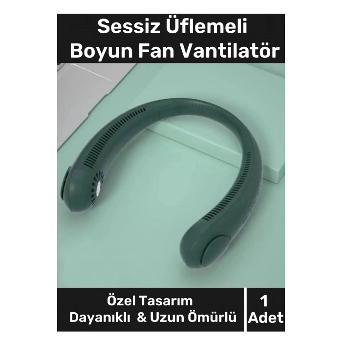 Özel Üretim Taşınabilir Şarjlı Güçlü Yüksek Kaliteli Sessiz Hava Soğutucu Üflemeli Boyun Vantilatör