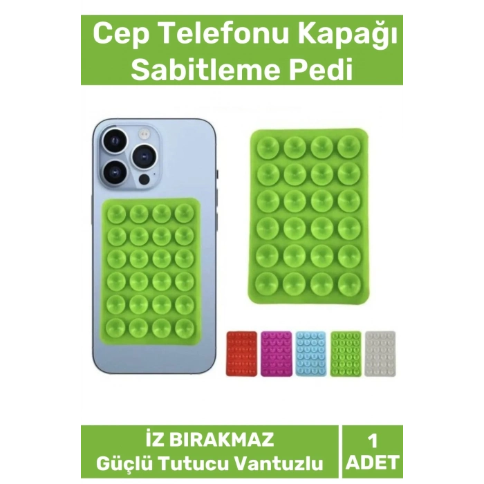 Özel Üretim Sağlam Yapışkan Güçlü Tutucu Vantuzlu Silikon Malzeme Cep Telefonu Kapağı Sabitleme Pedi