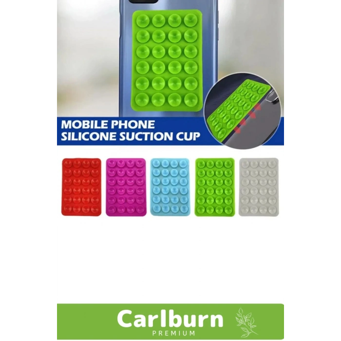 Özel Üretim Sağlam Yapışkan Güçlü Tutucu Vantuzlu Silikon Malzeme Cep Telefonu Kapağı Sabitleme Pedi