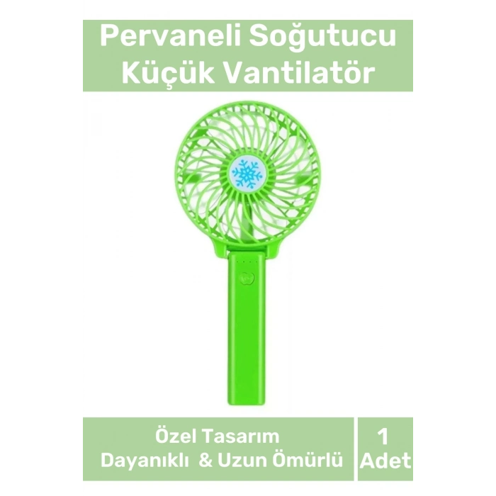Taşınabilir Cep Boyu Usb Şarjlı 3 Kademeli Sessiz Mini Fan Pervaneli Soğutucu Küçük Vantilatör