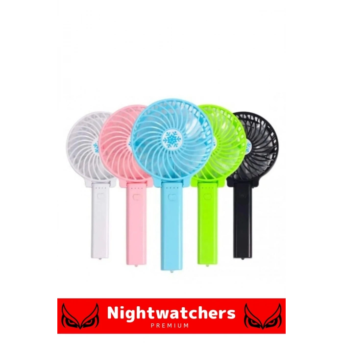 Taşınabilir Cep Boyu Usb Şarjlı 3 Kademeli Sessiz Mini Fan Pervaneli Soğutucu Küçük Vantilatör