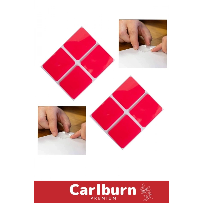 Özel Üretim Ekstra Güçlü PE Köpük Esaslı Çift Taraflı Hazır Kesilmiş 25x30mm Asma Bant 36 Adet