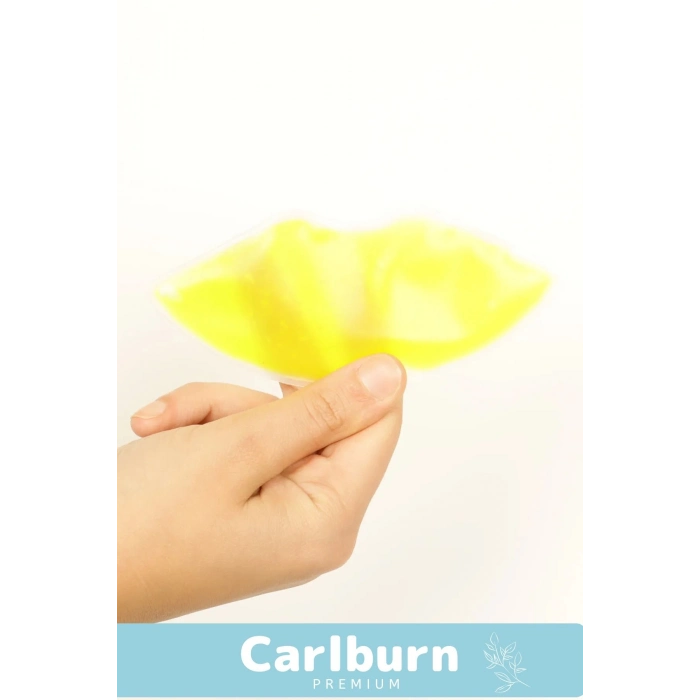 Özel Dudak Botoksu Soğuk Sıcak Termojel Tekrar Kullanılabilir Isıtıcı Soğutucu Jel Mavi Dudak Bandı