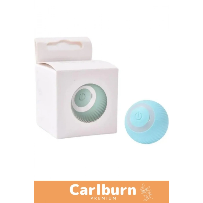 Özel Uzun Süre Dayanıklı Silikon 3 Modlu Otomatik Kumandalı İnteraktif Kedi Köpek Şarjlı Oyun Topu