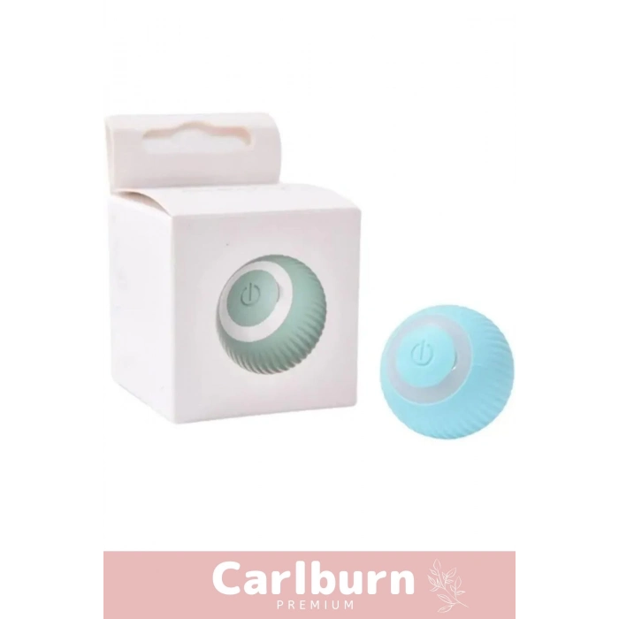 Özel Uzun Süre Dayanıklı Silikon 3 Modlu Otomatik Kumandalı İnteraktif Kedi Köpek Şarjlı Oyun Topu