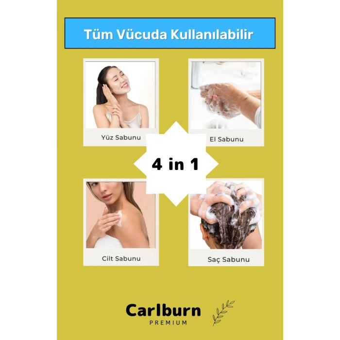 Özel Üretim %100 Doğal Güzel Kokulu El Yüz Saç Vücut Cilt Orijinal Limon Sabunu - 1 Adet