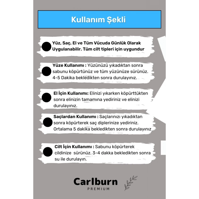 Özel Üretim %100 Doğal Güzel Kokulu El Yüz Saç Vücut Cilt Orijinal Kil Sabunu - 1 Adet