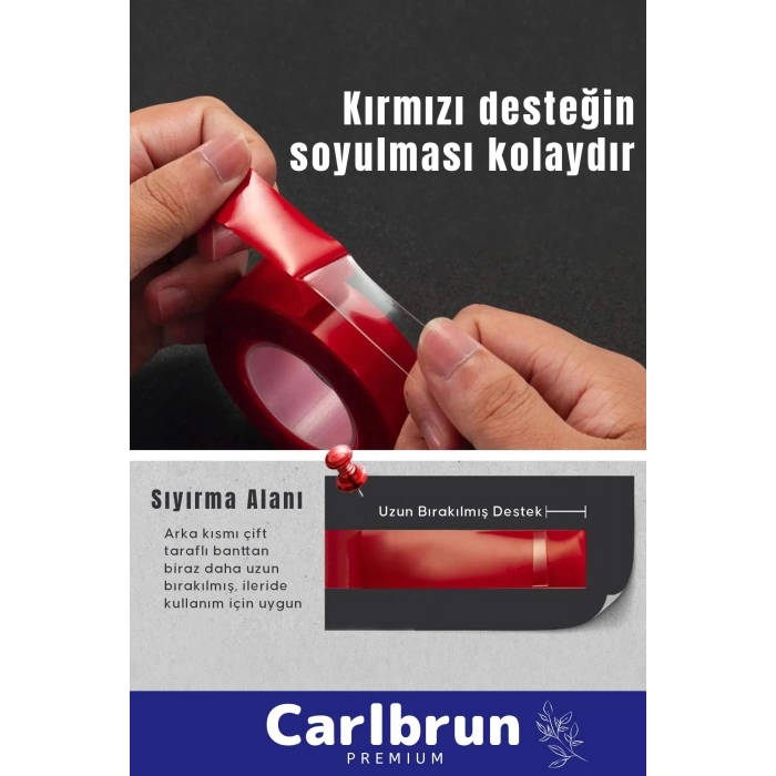 Ekstra Güçlü Hava Su Sızdırmaz İzolasyon  Çok Amaçlı Çift Taraflı Silikon Bant 18mm x 1.5m - 1 Adet