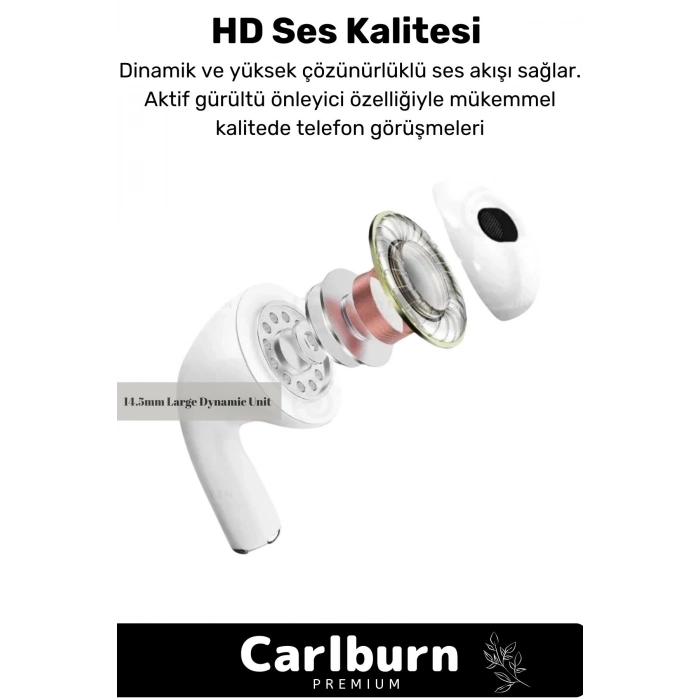 Premium 3. Nesil Ios Android Uyumlu Bluetooth Kulaklık Özel Seri Kulak Içi Kablosuz Kulaklık