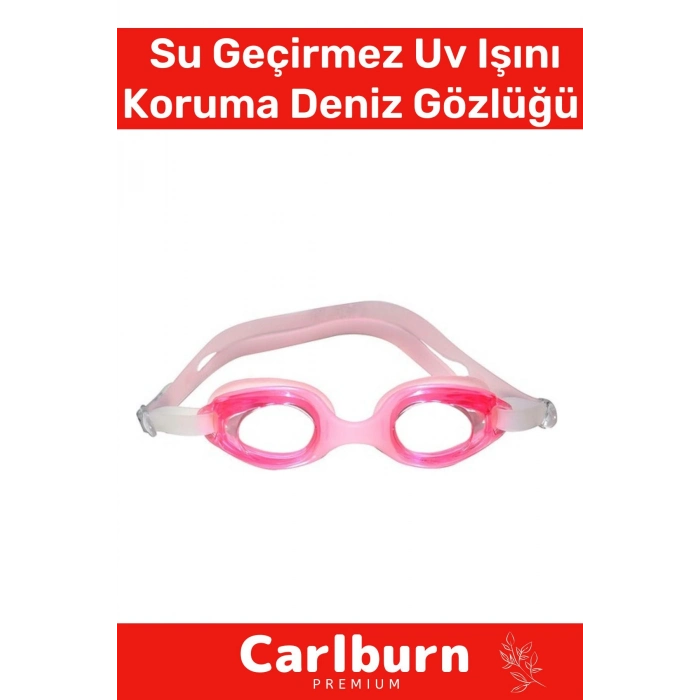 Premium Ayarlanabilir Kayış Su Geçirmez Uv Işını Koruma Silikon Plastik Antifog Çocuk Deniz Gözlüğü