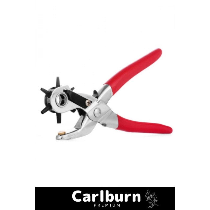 Özel Üretim 6 Başlıklı Delik Açıcı Perçin Prensi Erkek Kadın Pantolon Kemer Delme Pensesi