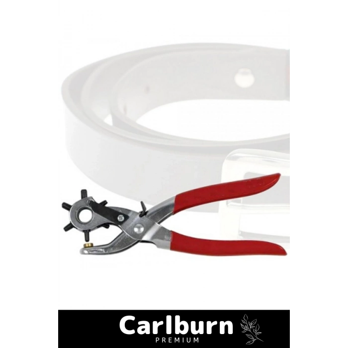 Özel Üretim 6 Başlıklı Delik Açıcı Perçin Prensi Erkek Kadın Pantolon Kemer Delme Pensesi