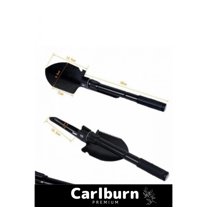 Premium Seri Cepte Taşıma Çantalı Katlanabilir Kamp Portatif Pusula Testere Kazma Kürek Deprem Seti