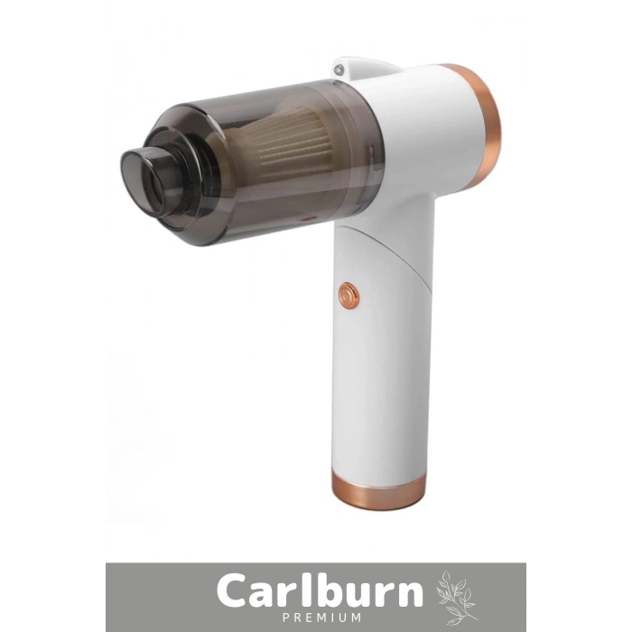 9000Pa Çekiş 4000 mAh Pil Aydınlatmalı Taşınabilir Katlanabilir Akülü Araç Süpürgesi Uyumlu