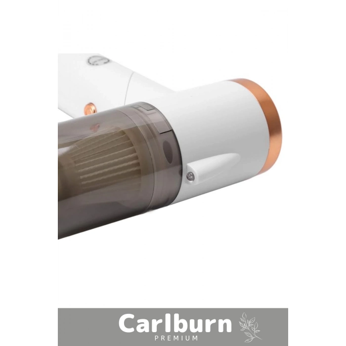 9000Pa Çekiş 4000 mAh Pil Aydınlatmalı Taşınabilir Katlanabilir Akülü Araç Süpürgesi Uyumlu