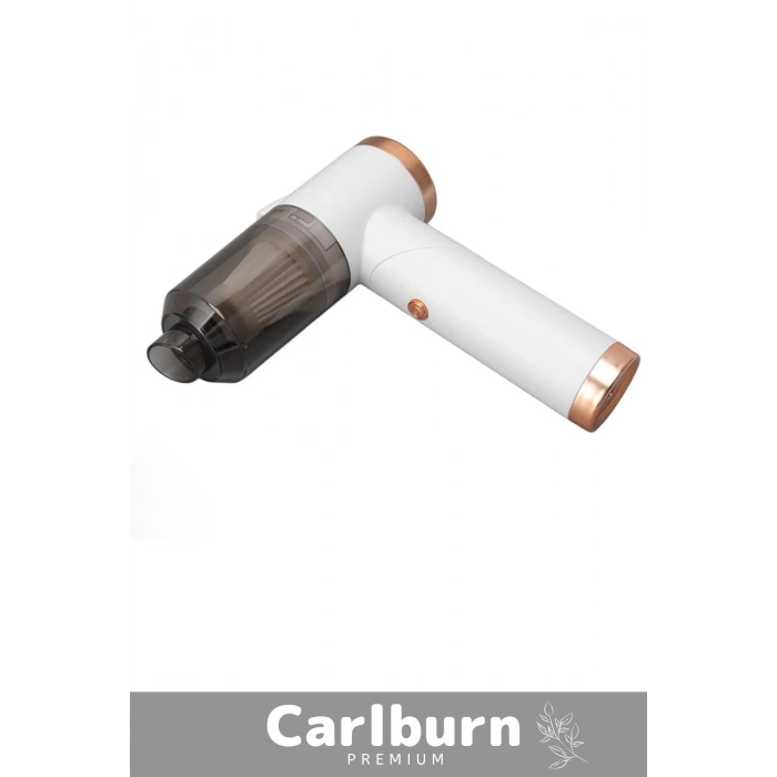 9000Pa Çekiş 4000 mAh Pil Aydınlatmalı Taşınabilir Katlanabilir Akülü Araç Süpürgesi Uyumlu