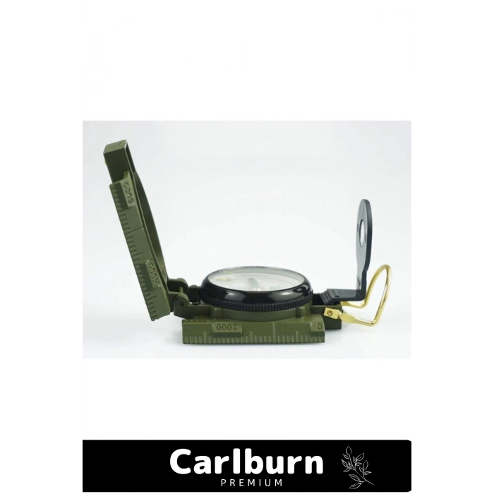 Özel Üretim Büyüteçli Döner Göstergeli Tel Kılavuzlu Metal Dayanıklı Kasa Askeri Profesyonel Pusula