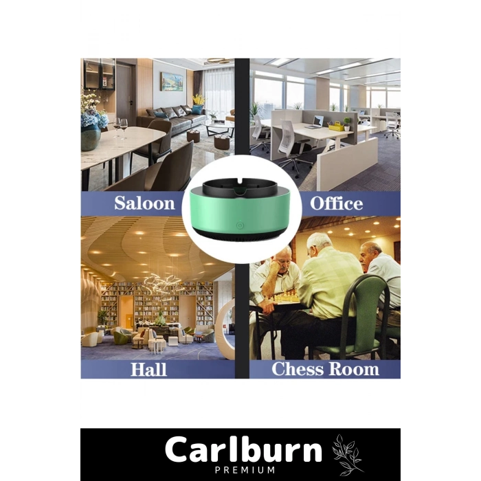 Özel Tasarım Şık Dekoratif Yıkanabilir Pilli Kötü Koku Engelleyen Dumanı İçine Çeken Kül Tablası