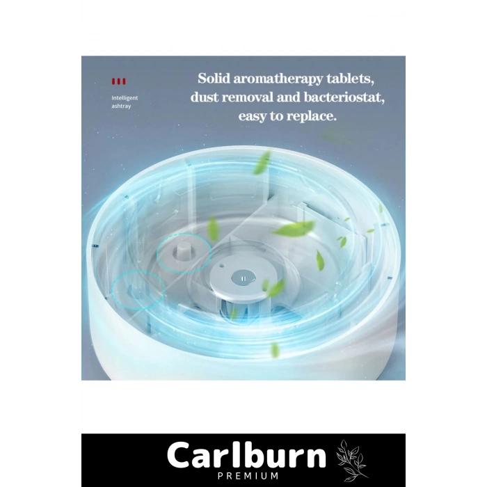 Özel Tasarım Şık Dekoratif Yıkanabilir Pilli Kötü Koku Engelleyen Dumanı İçine Çeken Kül Tablası