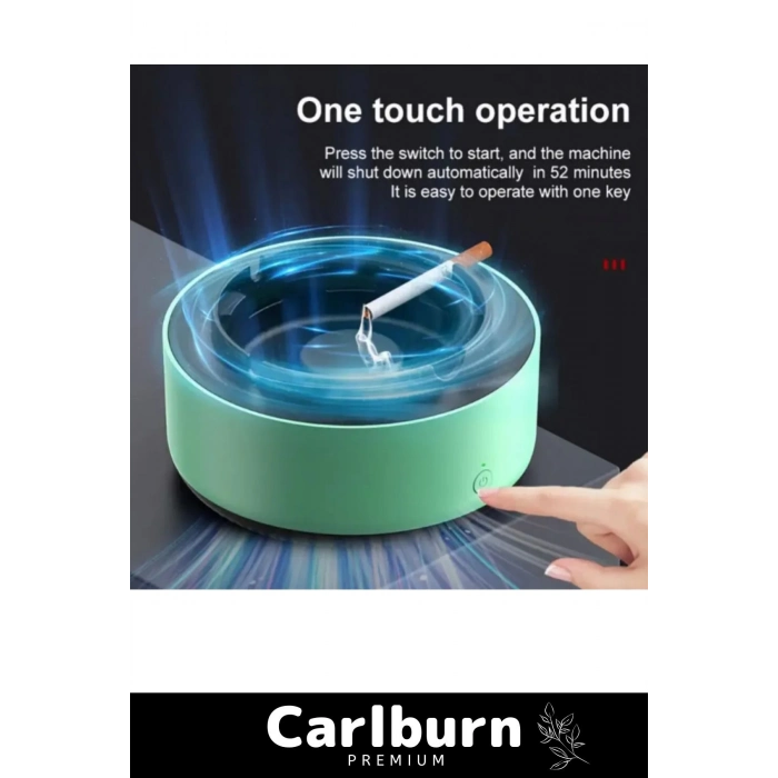 Özel Tasarım Şık Dekoratif Yıkanabilir Pilli Kötü Koku Engelleyen Dumanı İçine Çeken Kül Tablası