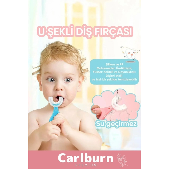 Özel Üretim Pürüzsüz Yuvarlak Kenar Gıda Sınıfı Silikondan Üretilen Yumuşak Bebek Çocuk Diş Fırçası