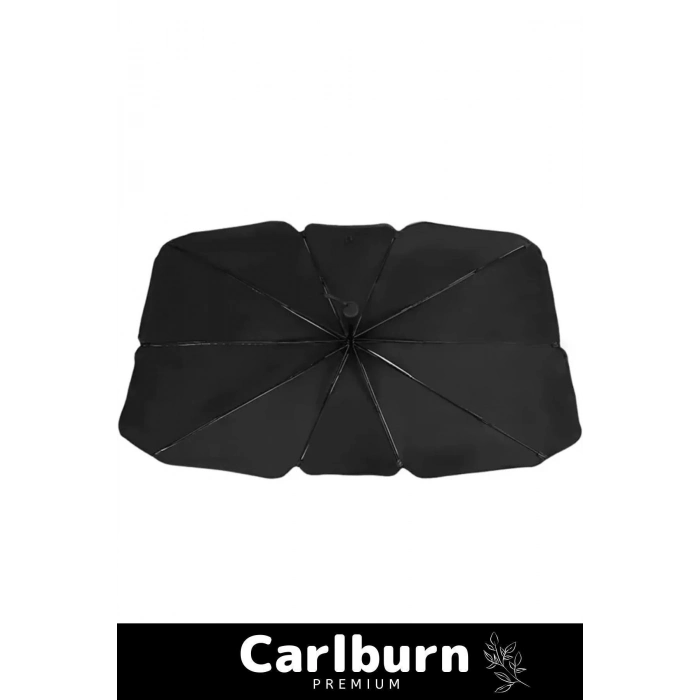 Premium Seri Titanyum Gümüş Kaplama UV Geçirmez Güçlü Dayanıklı  Araç İçi Ön Cam Şemsiye Güneşlik