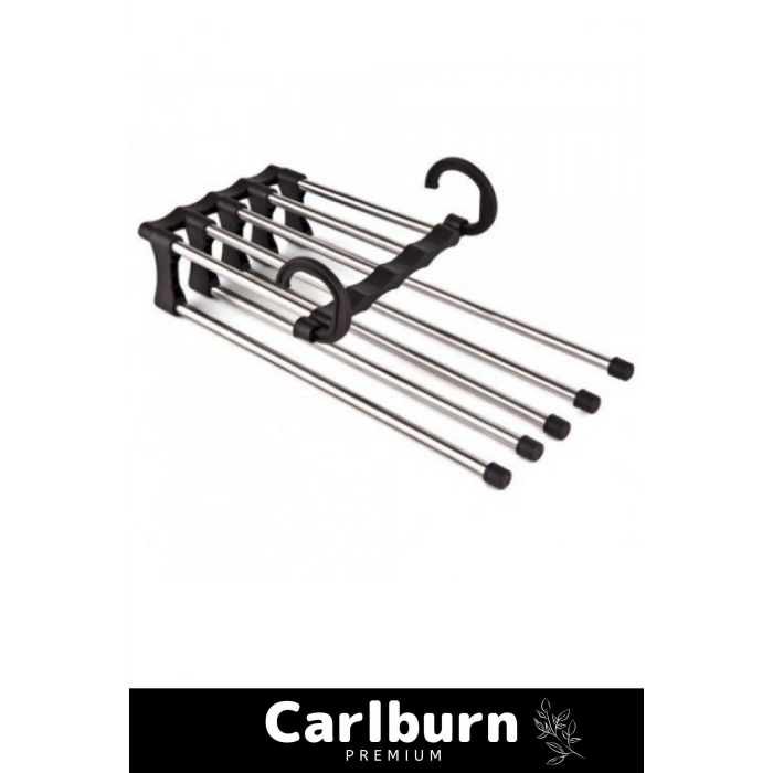 Özel Üretim Dayanıklı Dolap Organizer Hareketli Çok Fonksiyonlu Pantolon Askılığı 5 In 1