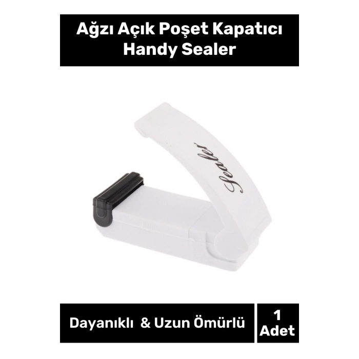 Premium Seri Pilli Yiyecekleri Taze Tutan Pratik Ağzı Açık Poşet Kapatıcı Handy Sealer
