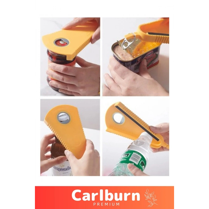 Premium Çok Fonksiyonlu Pratik V Şekilli Kavanoz Konserve Şişe Kapak Açacağı