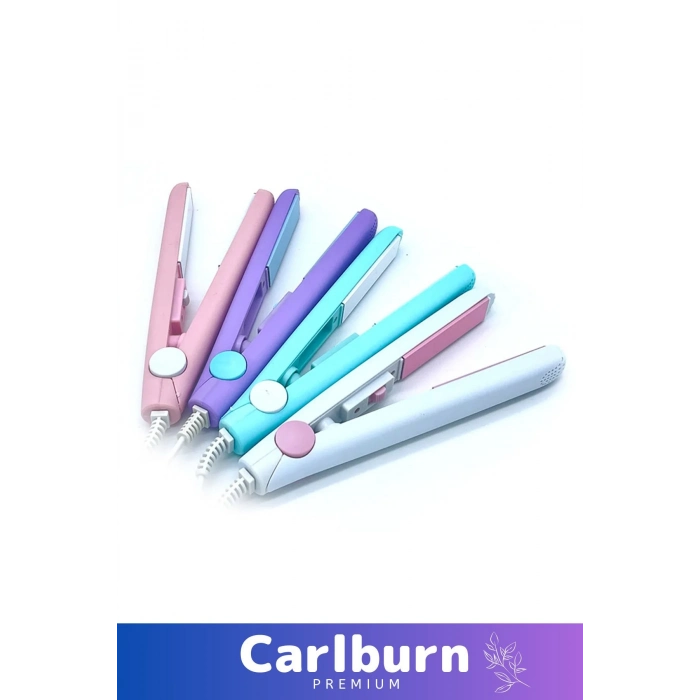 Profesyonel Seramik Uçlu Kablolu Seyahat Taşınabilir 20W Mini Saç Düzleştirici Bukle Yapıcı Makine