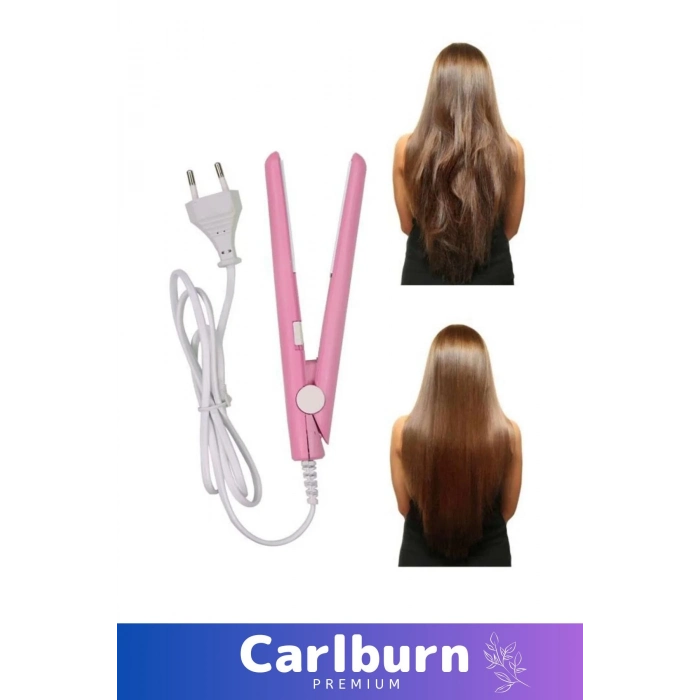 Profesyonel Seramik Uçlu Kablolu Seyahat Taşınabilir 20W Mini Saç Düzleştirici Bukle Yapıcı Makine