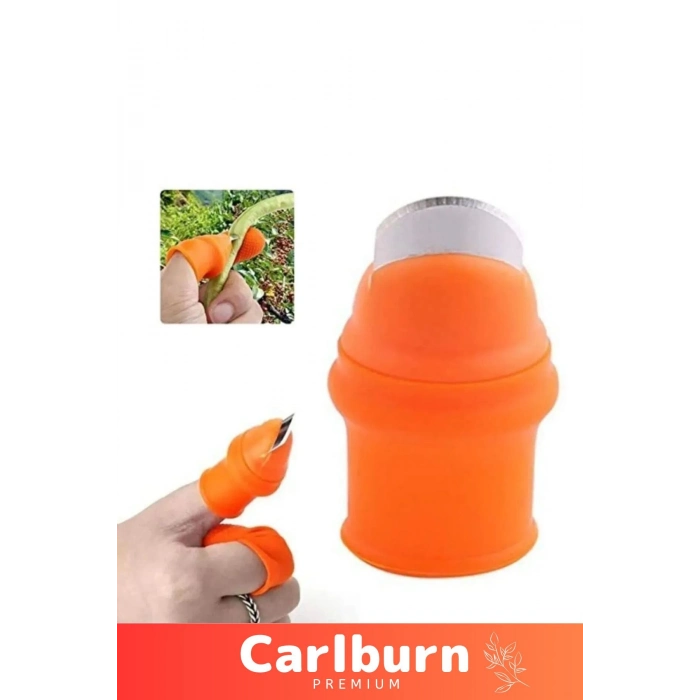 Özel Seri Pratik Baş Parmak Koruyucu Eldiven Meyve Kesme Sebze Ayıklayıcı Silikon Aparat Kadın Set