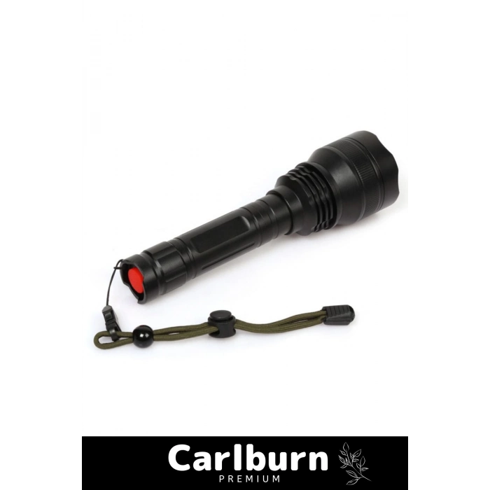 Premium Seri Dayanıklı Tek Modlu P50 Led 450 Metre Menzilli Özel Sarı Renk Tüfek Feneri