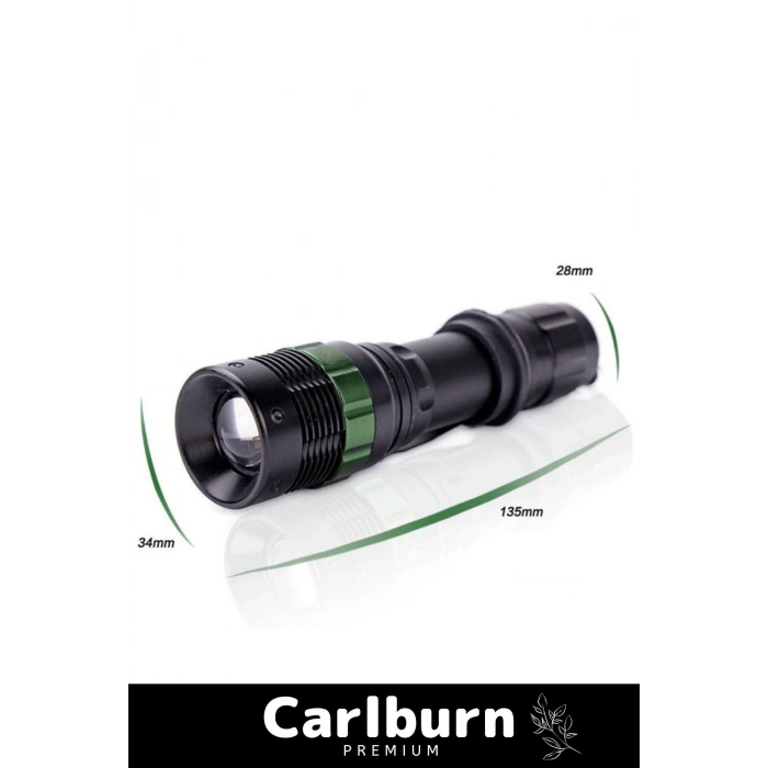 Özel Seri 200 Metre Menzilli 3 Modlu Beyaz Işık Selektörlü Zoomlu Yüksek Ledli Oto Şarjlı EL Feneri