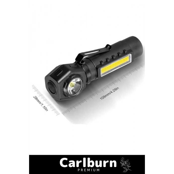 Yeni Sezon 215 Lümen Sert Plastik Nokta Geniş Aydınlatma 150 Metre Şarjlı Mıknatıslı Kafa Lambası