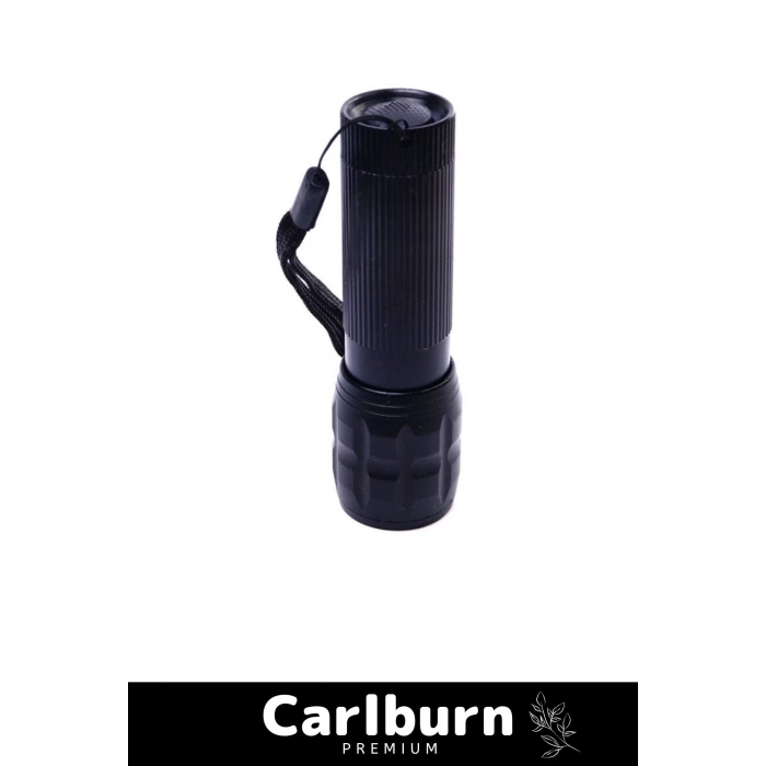 Özel Üretim 250 Metre Menzilli Beyaz Işık Pilli 3 Modlu 150 Lümen  Süper Zoomlu El Feneri